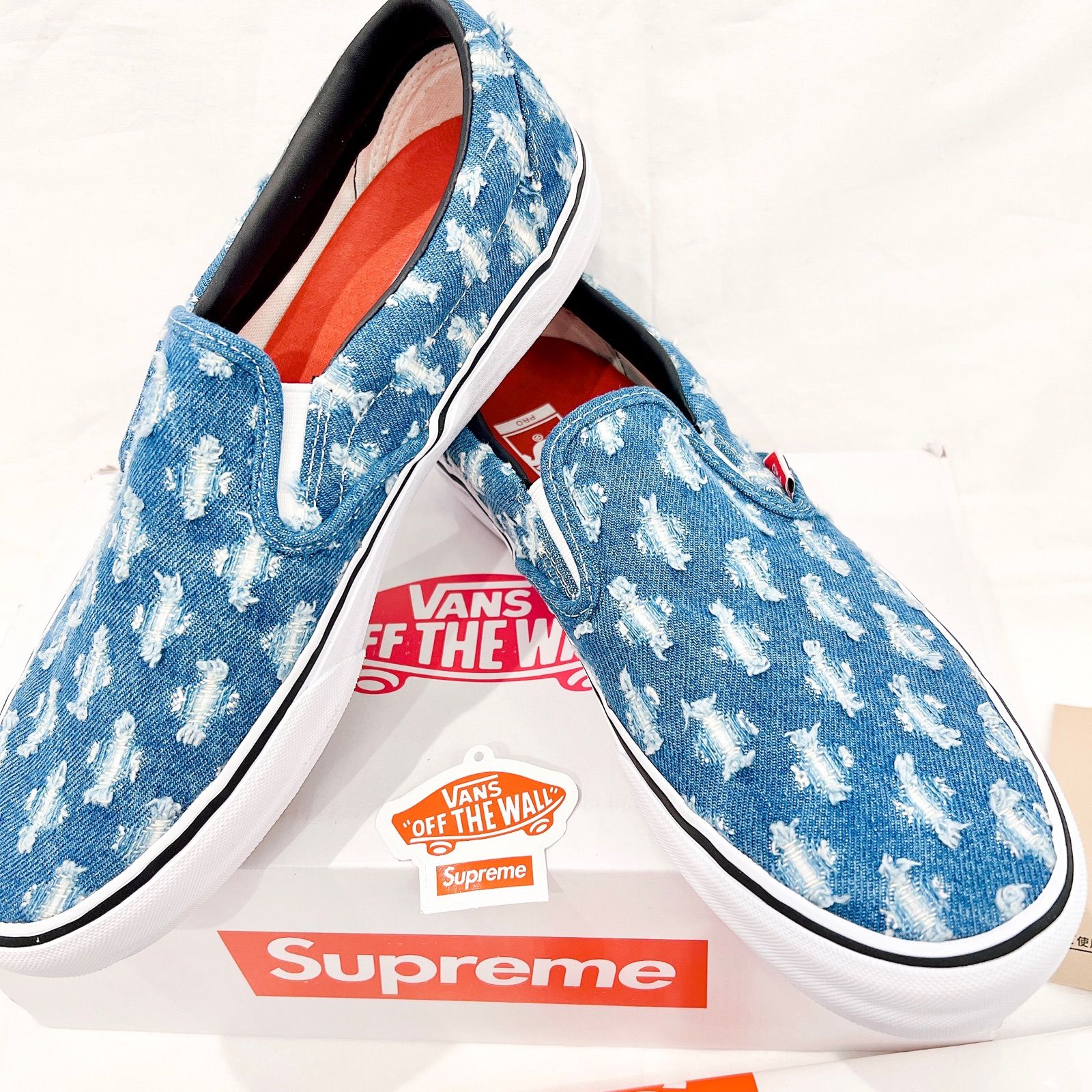 30cm supreme vans denim スリッポン | www.innoveering.net