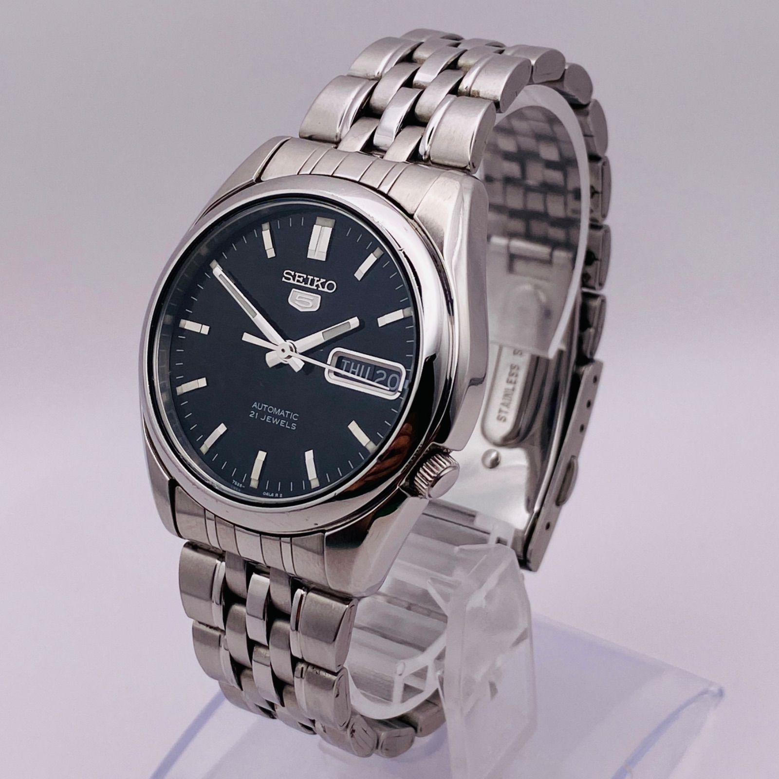 T153）希少 良品 稼動品 機械式自動巻き SEIKO セイコー 5 ファイブ 