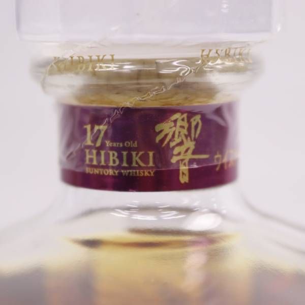 SUNTORY（サントリー）響 17年 意匠ボトル 四季花鳥 43% 700ml 