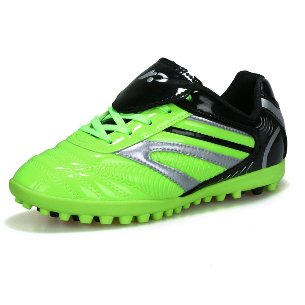 Aタイプ×グリーン  32(19.5cm)  サッカーシューズ 子供 pmyfootshoes07 サッカーシューズ キッズ サッカー スパイク 紐 サッカースパイク トレシュー トレーニングシューズ 練習用 スパイクシューズ