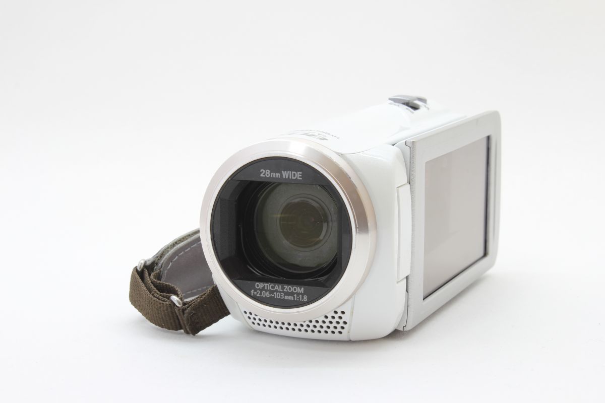 カメラ 【動作美品】パナソニック Panasonic HC-V520M ホワイト 動作