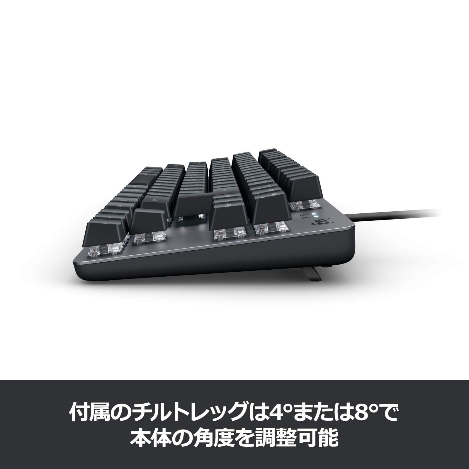 【特価セール】メカニカル コンパクト キーボード テンキーレス 有線 有線 有線キーボード クリッキー グラファイト 青軸 windows メカニカルキーボード surface K835GPB K835 ロジクール 国内 Logicoolロジクール