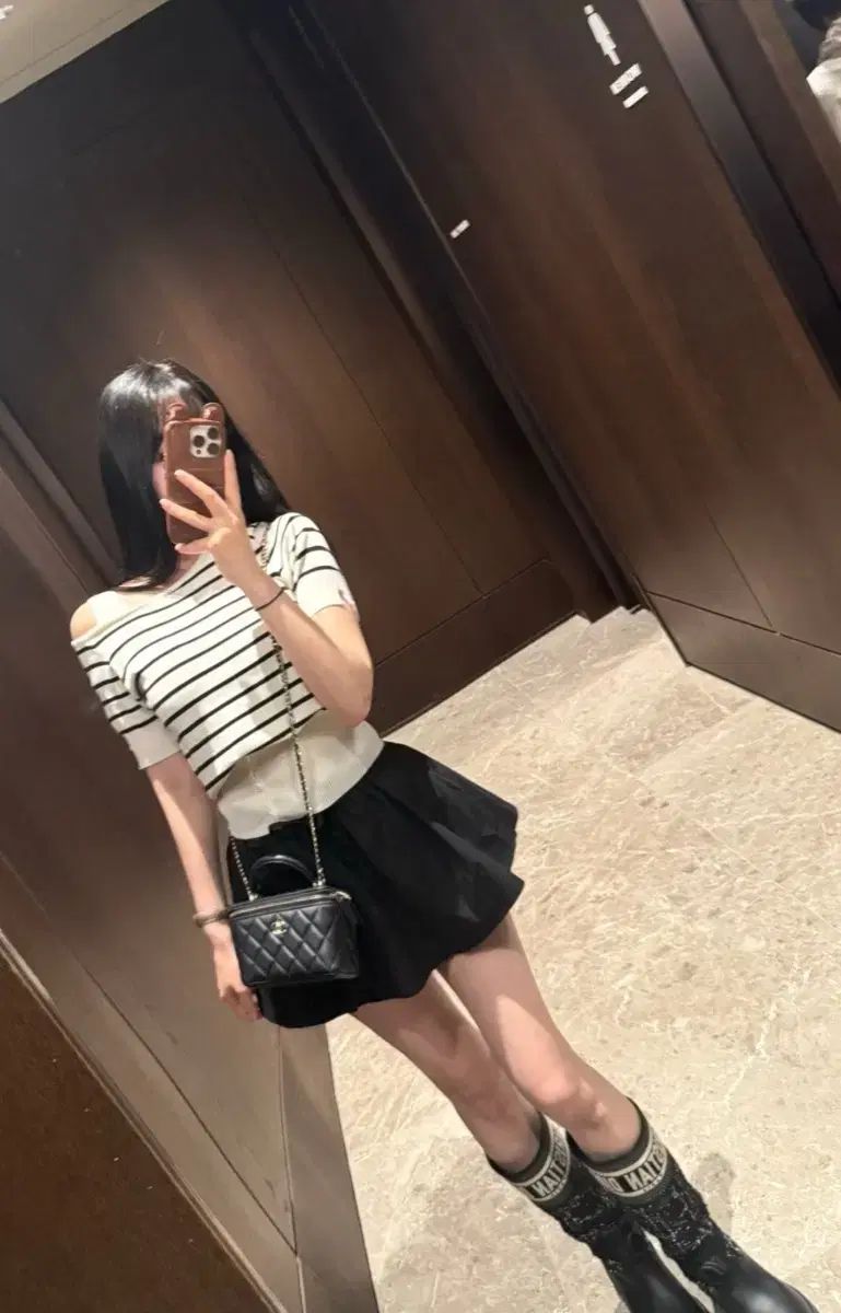 ebure ロンハーマン 別注 コットンシルクワンピース ronherman ebure