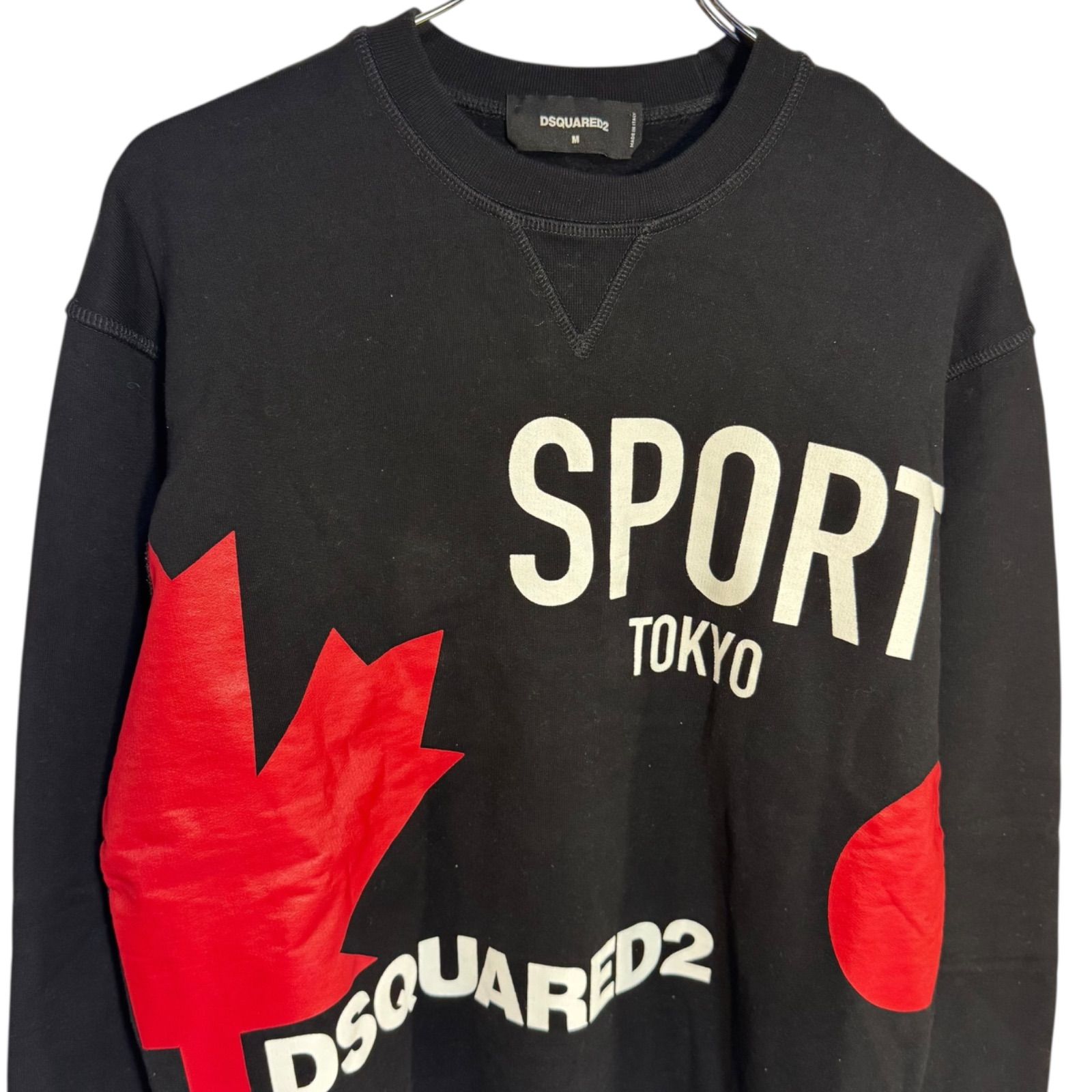 C351 DSQUARED2 ディースクエアード トレーナー スウェット ブラック 