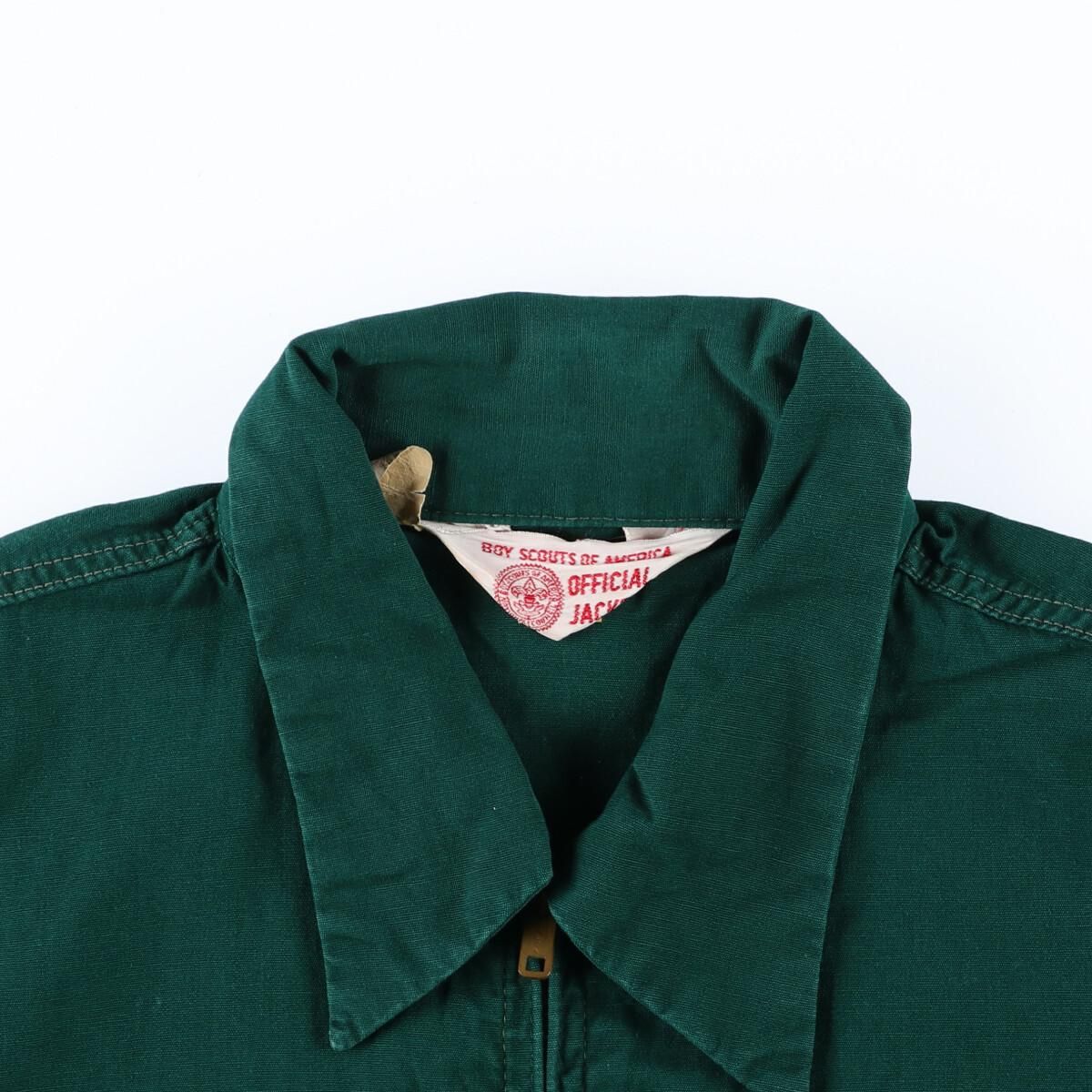 60's BSA ボーイスカウト スウィングトップジャケット XL 赤 レッド/ビンテージ オールド アメリカ古着 ワッペン ドリズラー ビッグサイズ ボーイスカウト スィングトップ 古着 60年代 ボーイスカウト BOY