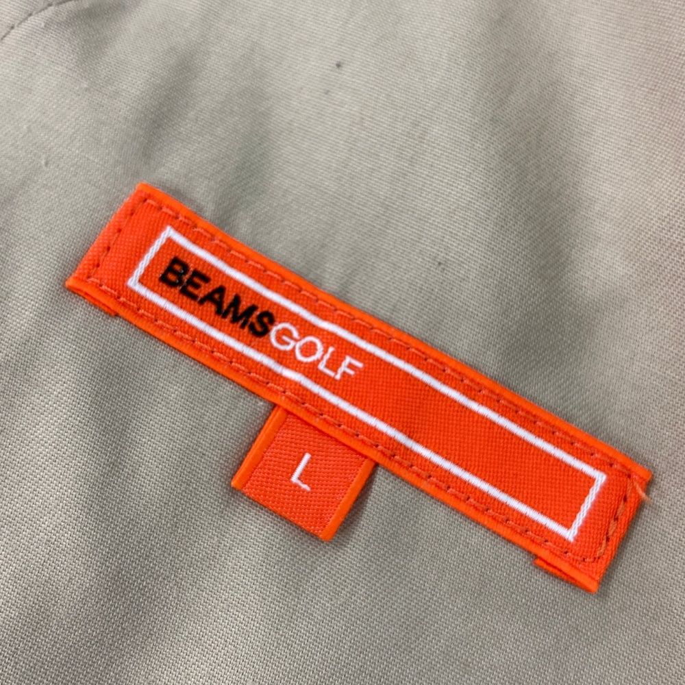 サイズ：L BEAMS GOLF ビームスゴルフ 2023年モデル ハーフパンツ  ベージュ系 [240101498563] ゴルフウェア メンズ ストスト サイズ：L BEAMS GOLF ビームスゴルフ 2023年モデル ハーフ
