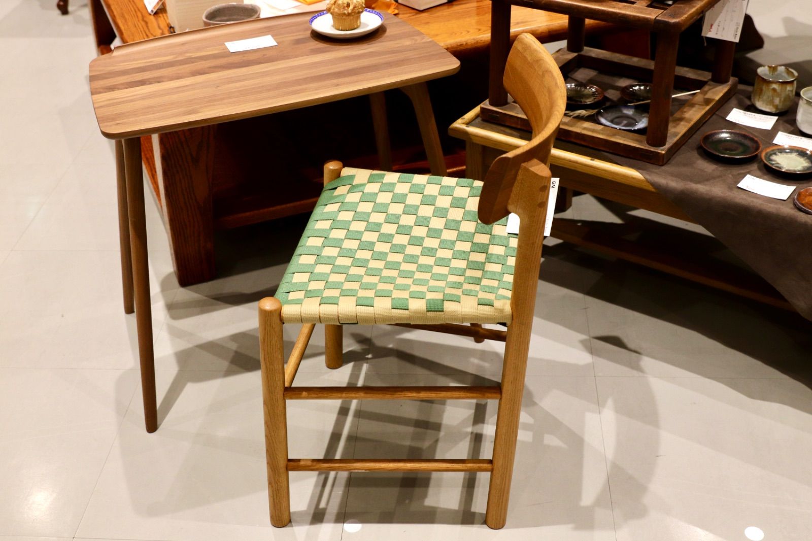 GMIS292○広松木工 | HIROMATSU FURNITURE シェーカー SHAKER チェア キッズチェア サイドチェア オーク材 テープ 展示品 WWW_OLIVIERBERNSTEIN_COM