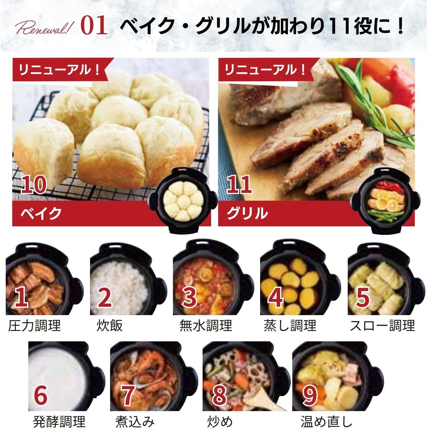 Amazon.co.jp: 【公式】ショップジャパン クッキングプロシリーズ専用 2段蒸しラック (3.2L) 162×42㎜ ハンドル付き  CKP-MDAM【正規品】 シルバー クッキングプロ 2段蒸しラック : ホーム＆キッチン