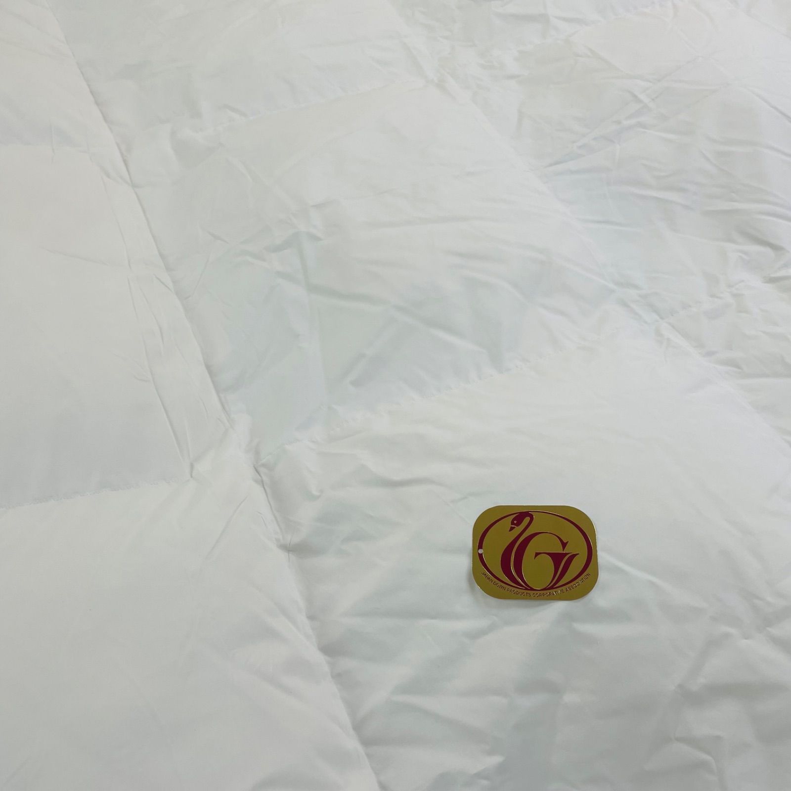 合掛け 羽毛布団 シングル ニューゴールドラベル 日本製 春 秋 用 白色 - メルカリ