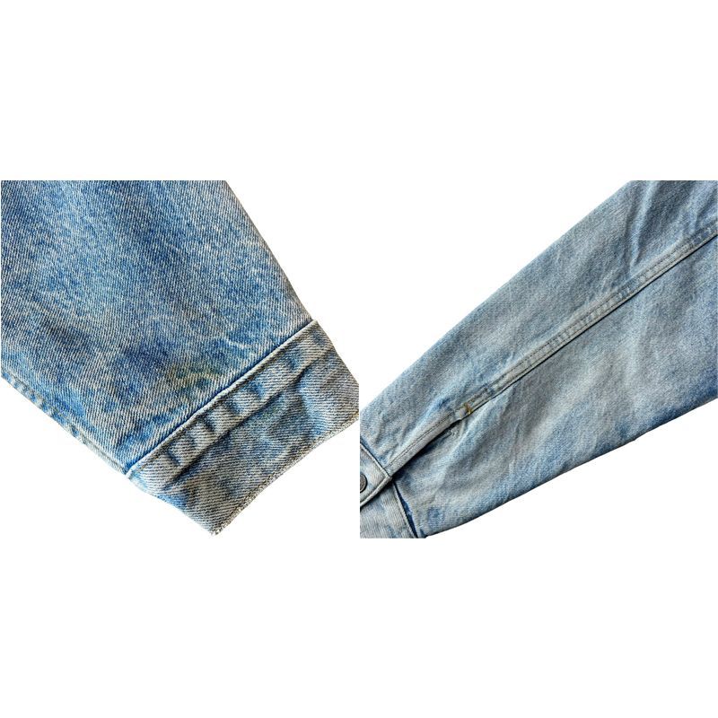 80s USA製 Levis 70609 0214 ボア ライナー デニム ジャケット 42 / 80 