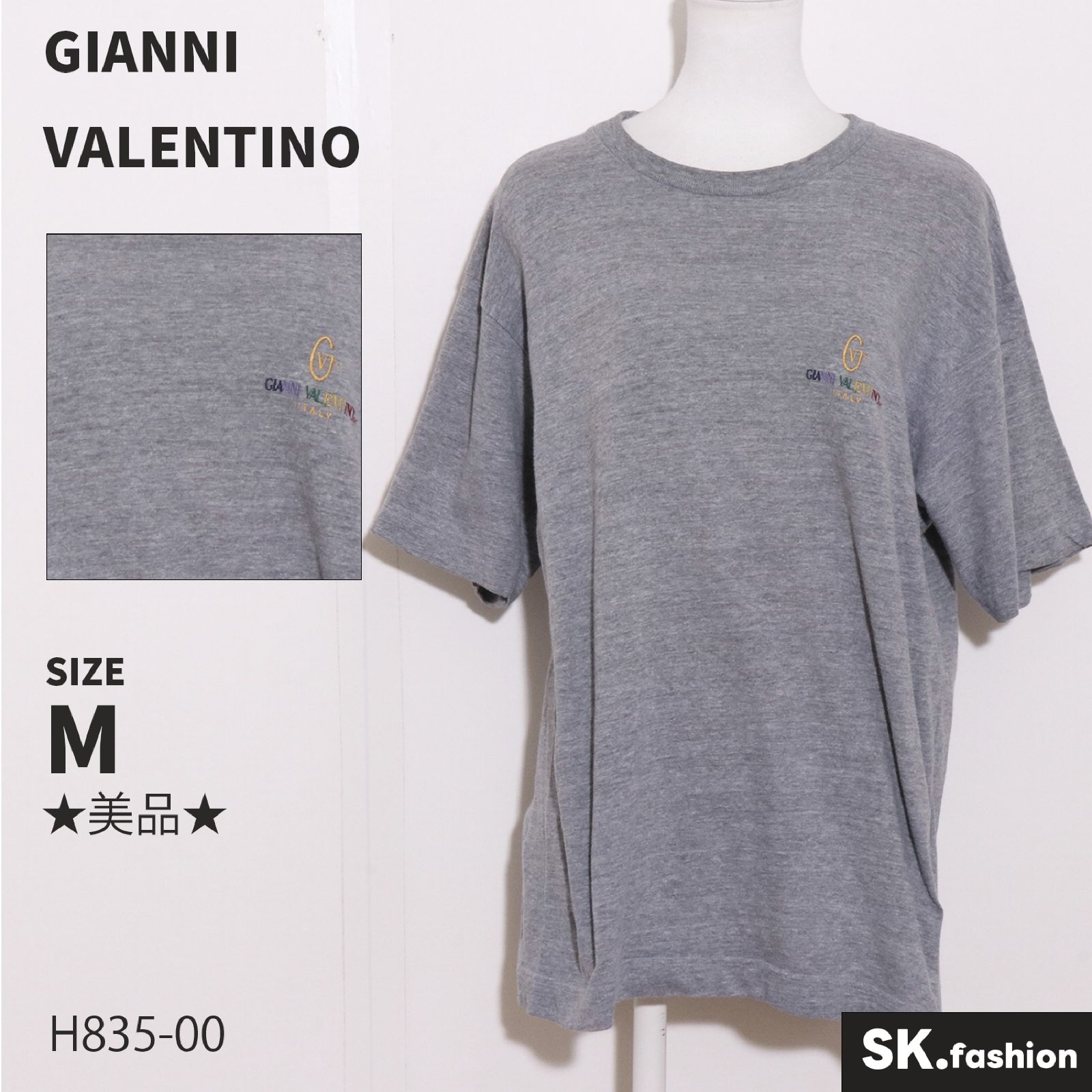 ☆美品☆ GIANNI VALENTINO ジャンニ ヴァレンティノ トップス Tシャツ 