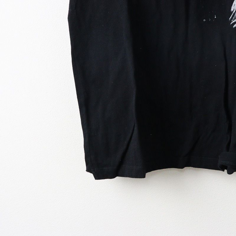  サンローラン SAINT LAURENT Patti Smith クルーネック Tシャツ XS ブラック トップス 半袖 カットソー アンサンブル トップス