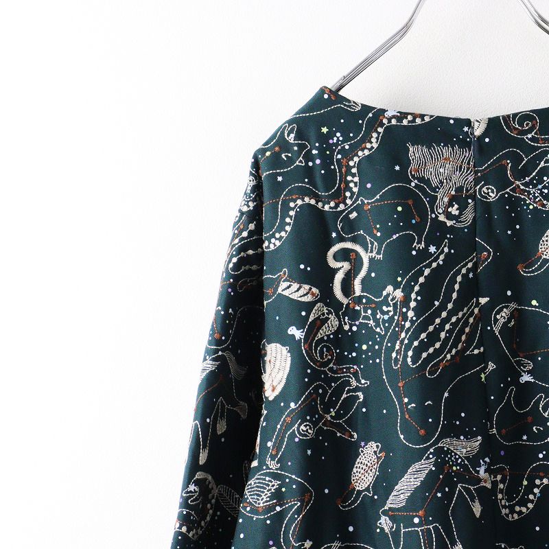 マーブルシュッド marble SUD Stella ステラ 総刺繍 ロング