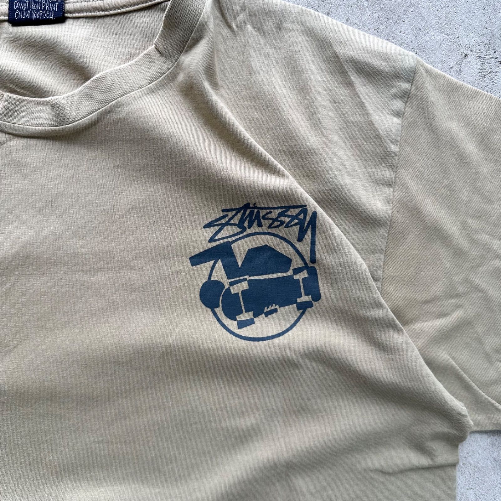 オールド ステューシー 希少 OLD STUSSY 紺タグ 80-90s スケートマン T 