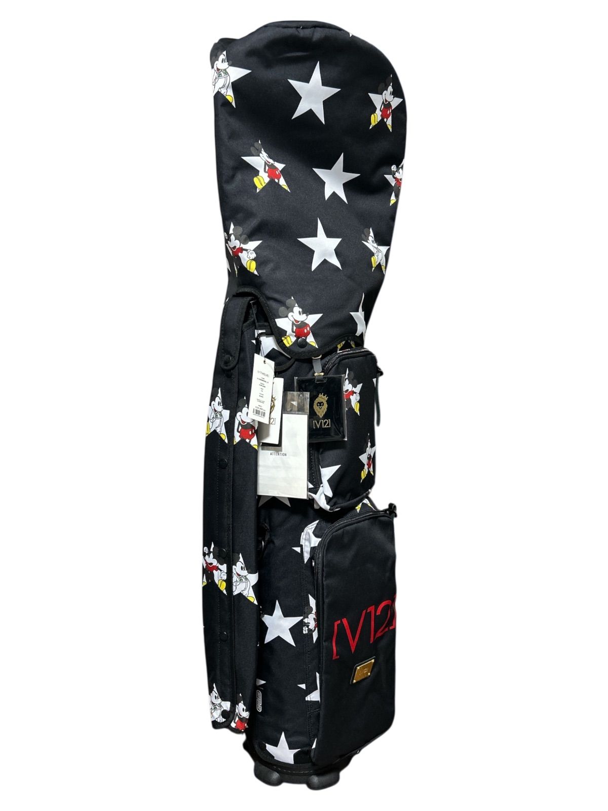 新品未使用！高級V12 ミッキーマウス着せ替えキャディバッグ8.5型 着せ