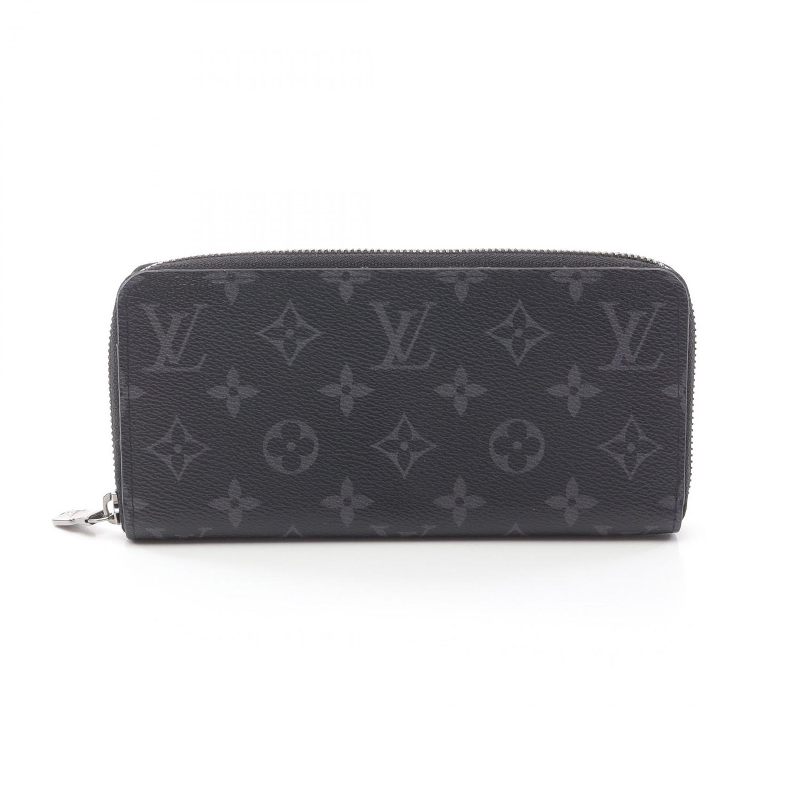 ルイ ヴィトン LOUIS VUITTON ラウンド長財布 ジッピーウォレット ホリゾンタル モノグラムエクリプス M11611 PVCコーティングキャンバス ジッピーウォレット ホリゾンタル メンズ Used A