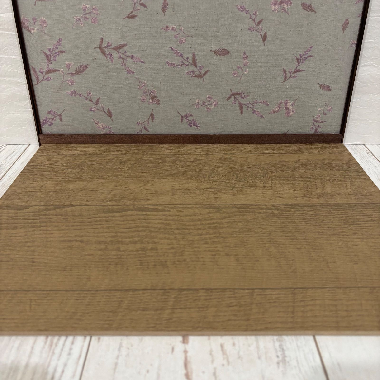 Reversible Board ドールハウス 花柄 ミニチュア 背景ボード