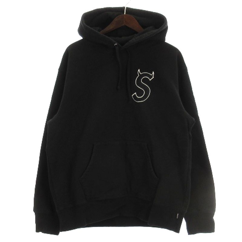 シュプリーム SUPREME 22AW Logo Hooded Sweatshirt ツノ Sロゴ 