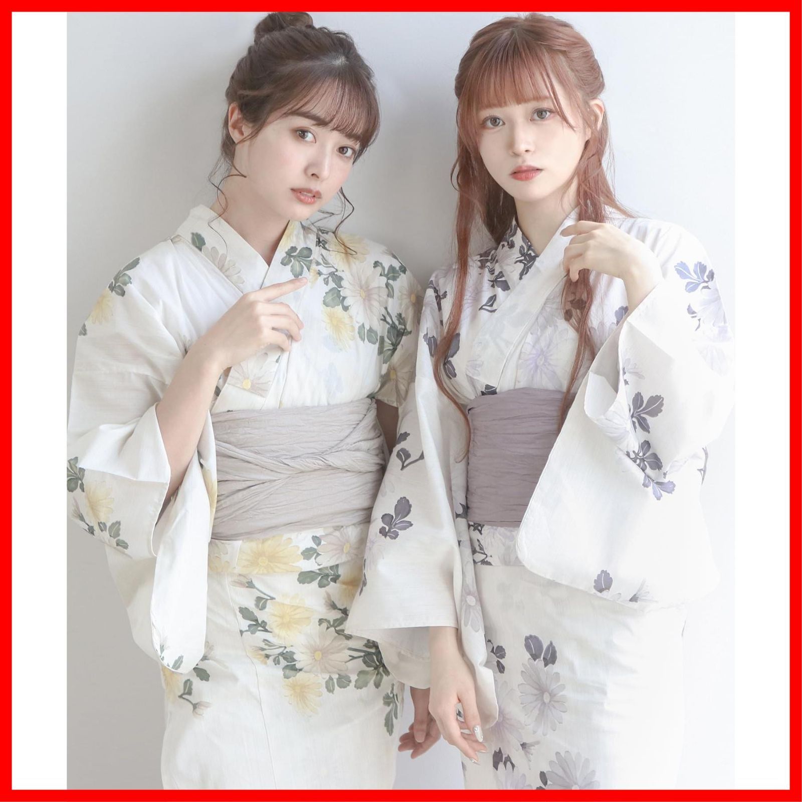 KYOETSU] [キョウエツ] 浴衣セット 変わり織 生成り 6点セット