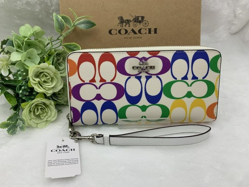 コーチ COACH 長財布 財布 プレゼント 贈り物 シグネチャー ロング