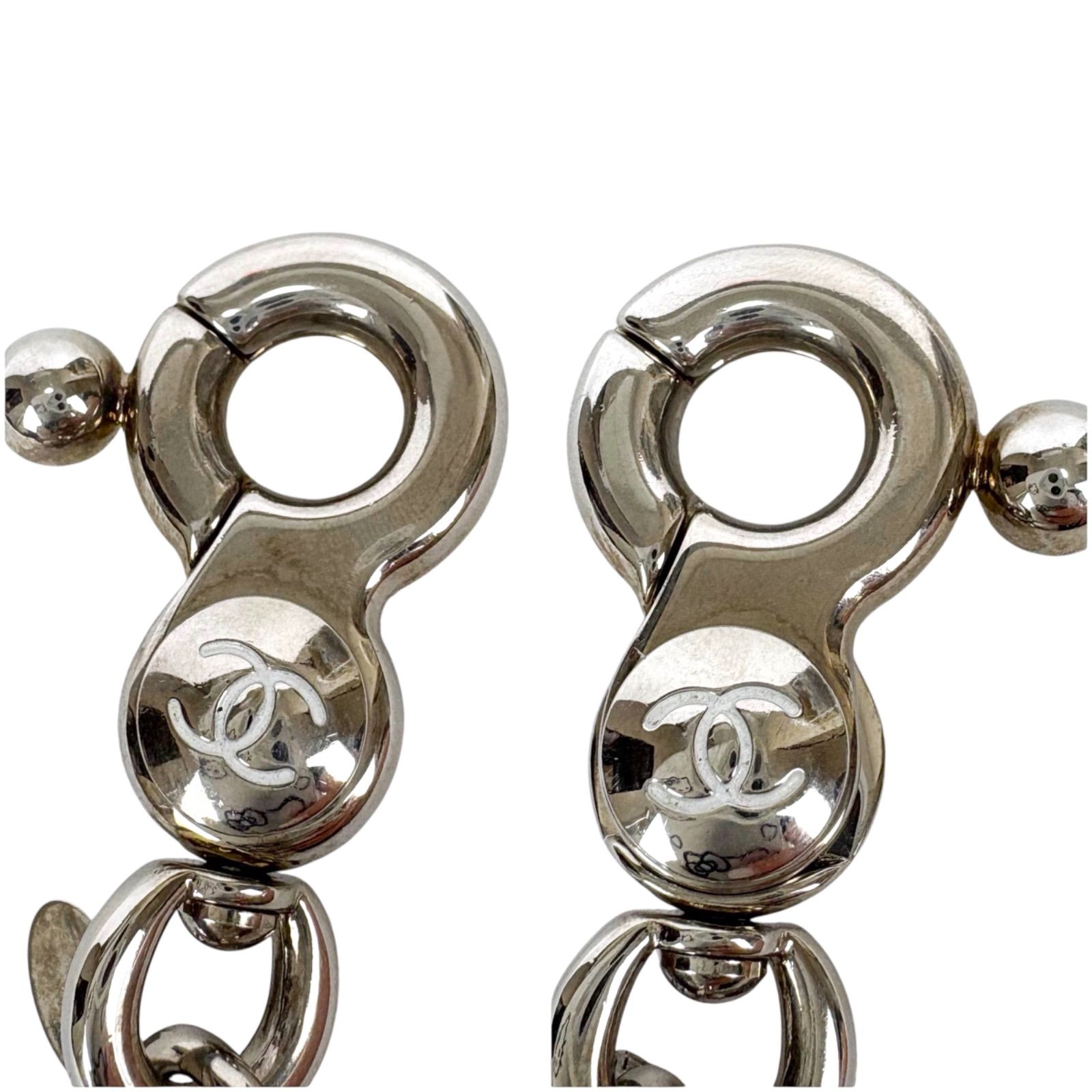 良い シャネル CHANEL ハートモチーフ キーリング バッグチャーム 2009