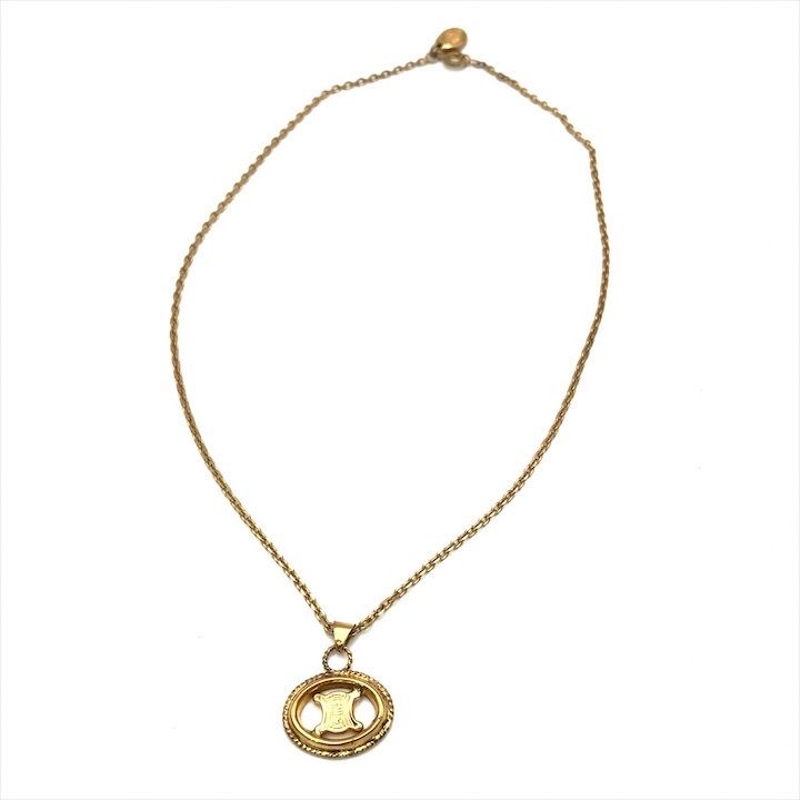 良品 CELINE セリーヌ ヴィンテージ トリオンフ レディース