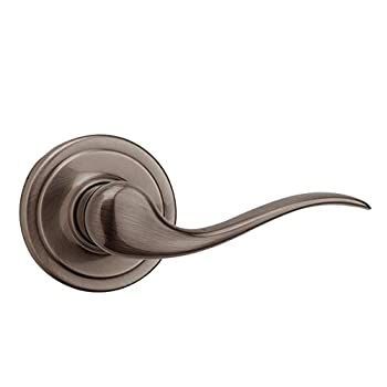Kwikset Tustin Right-Handed Half-Dummy Lever in Antique Nickel by Kwikset