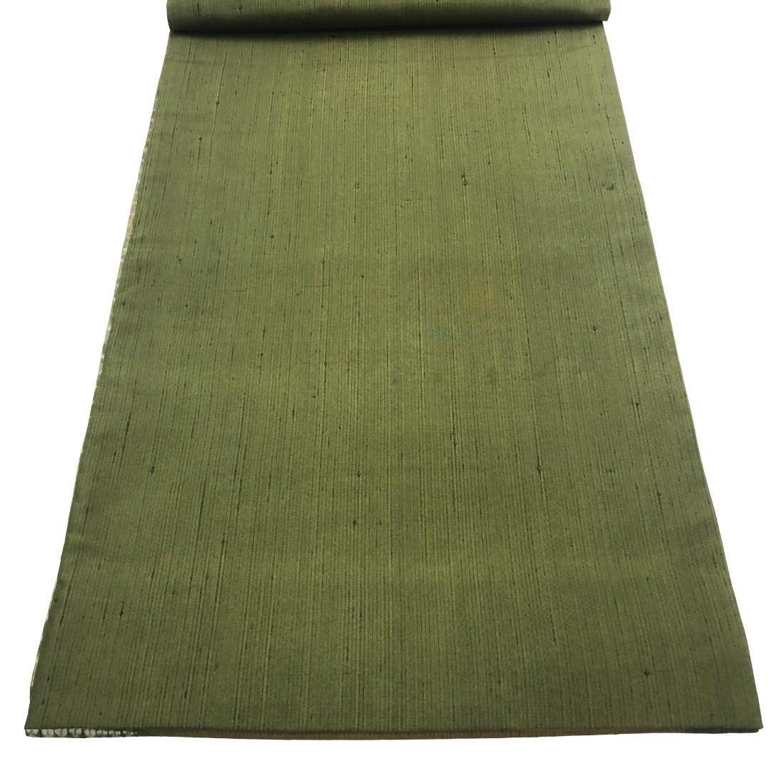 袋帯 紬 絞り柄 野菜 国防色 O-5463 袋帯 紬 絞り柄 野菜 国防色 O-5463 - メルカリ