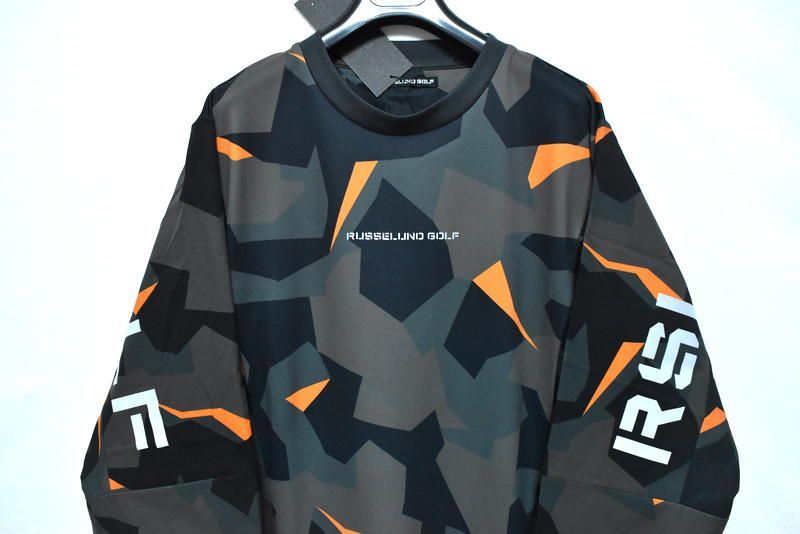 新品 RUSSELUNO GOLF CREWNECK PULLOVER (CAMO) 5 定価2万9700円 新品 RUSSELUNO GOLF CREWNECK PULLOVER (CAMO) 5 定価2万9700円