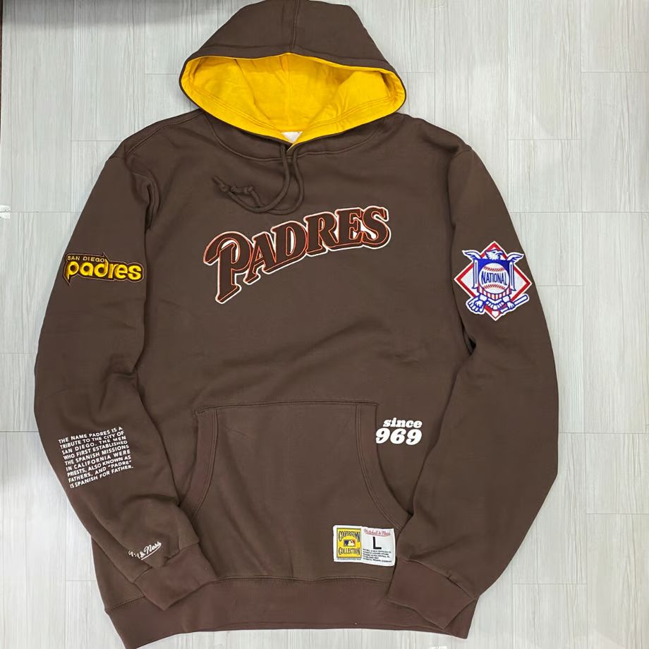 USA限定 Mitchell&Ness USA サンディエゴ パドレス Team Origins プルオーバー パーカー PADRES - メルカリ