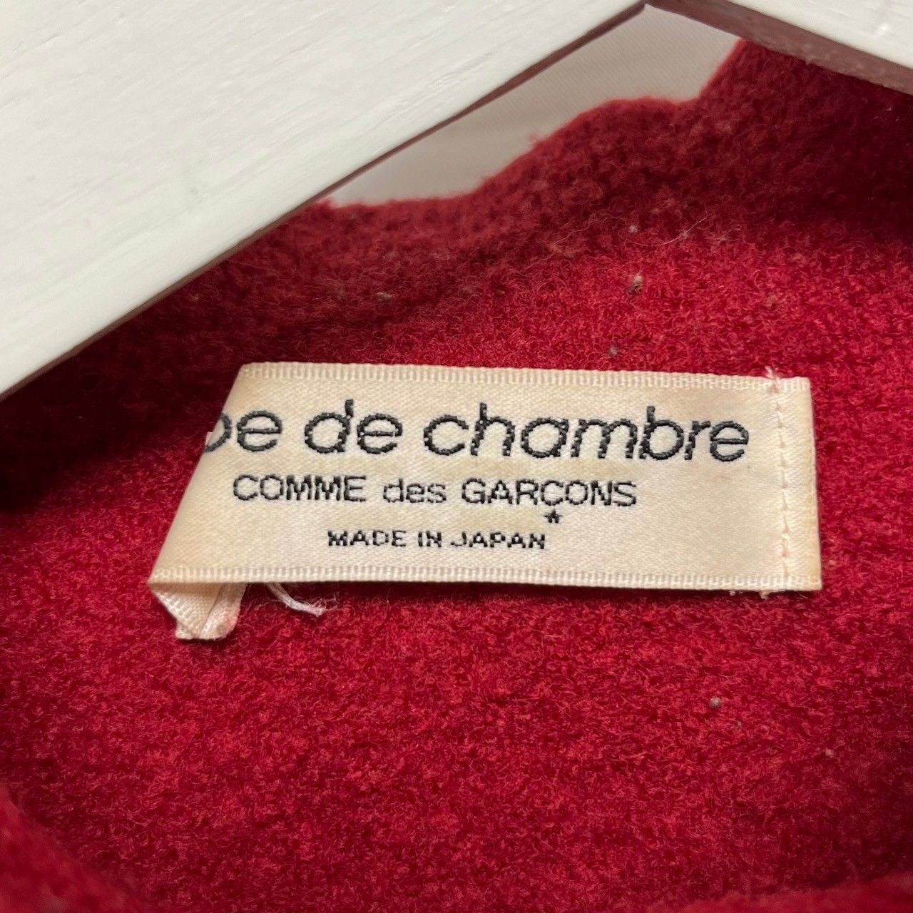 robe de chambre COMME des GARCONS ローブドシャンブルコムデギャルソン 製品染め加工ウール縮絨加工ハイネックカットソー RN-040340 AD2000 robe de chambre COMME des GARCONS ローブドシャンブル