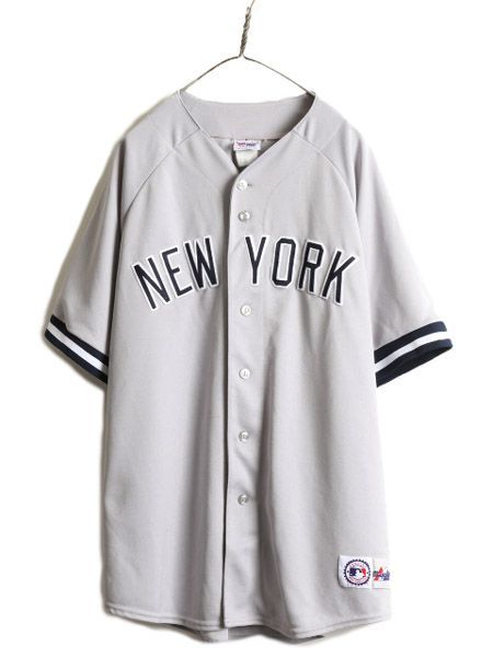 MLB オフィシャル Majestic ヤンキース ベースボールシャツ XL 程