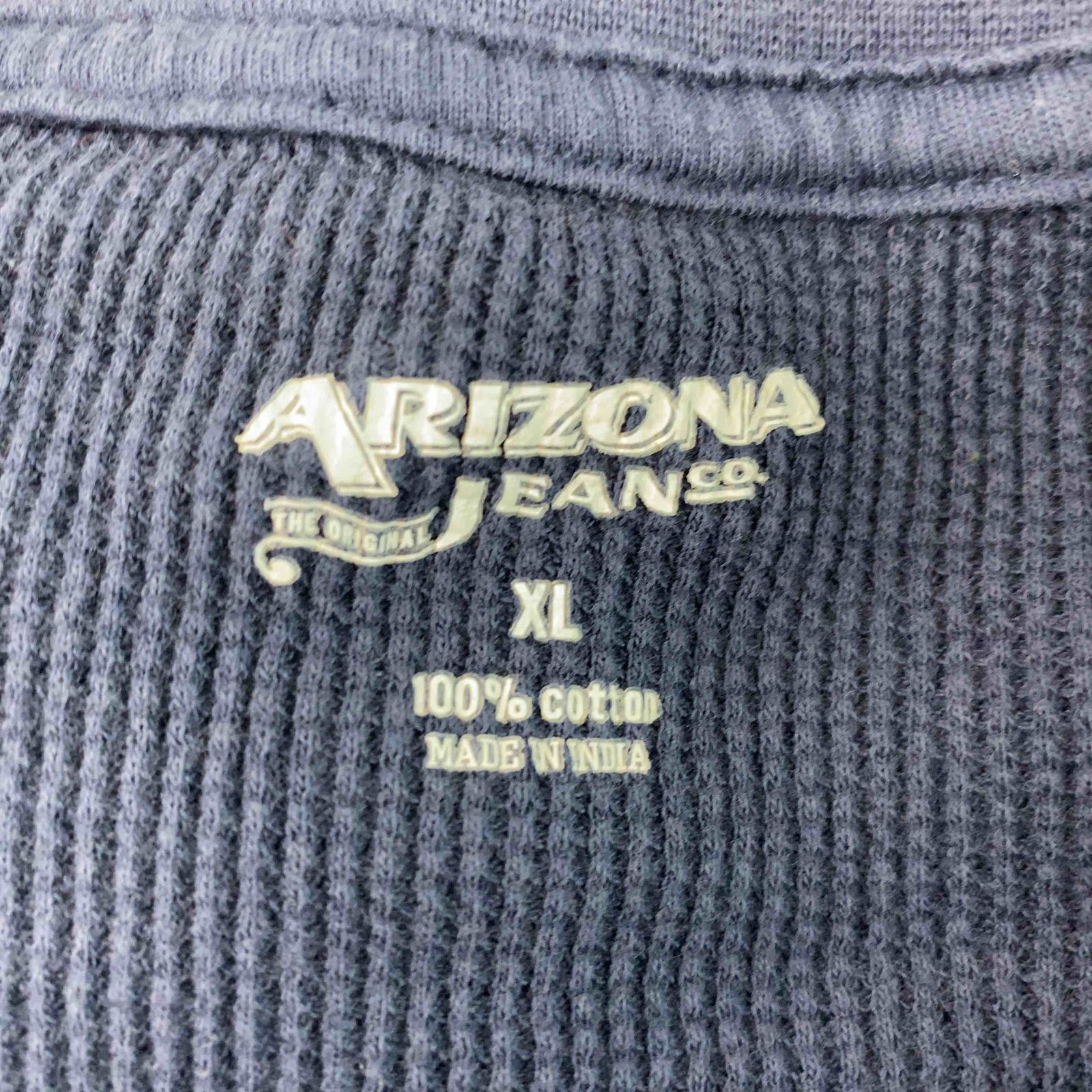 ARIZONA JEAN アリゾナジーン メンズ 長袖 インクブルー クルーネック