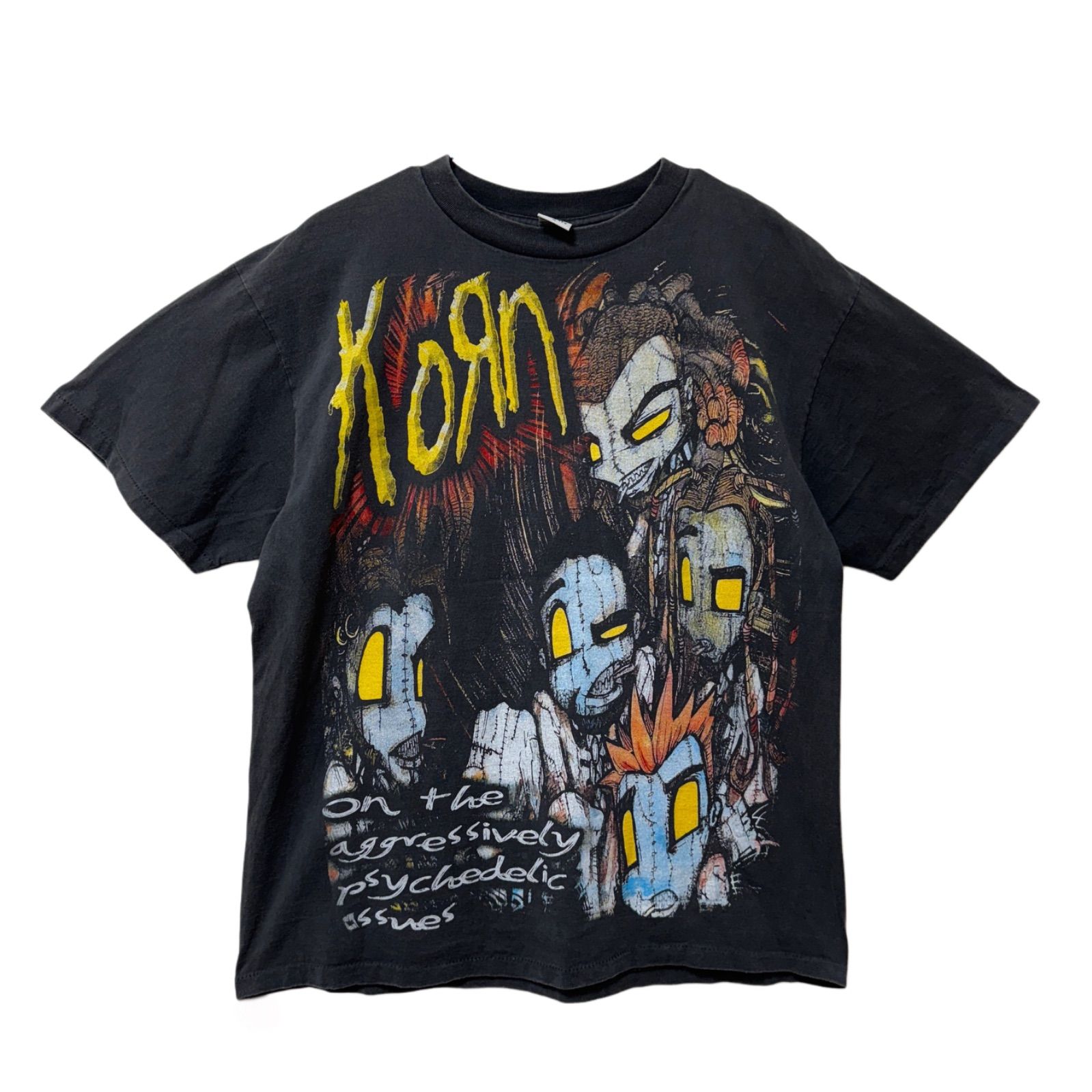 90-00s KORN コーン Tシャツ giantタグ XL相当 オリジナル 90-00s KORN コーン Tシャツ giantタグ XL相当 オリジナル