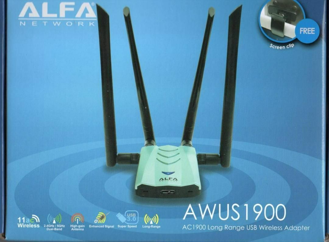 ALFA AWUS1900 無線LAN USBアダプターa/b/g/n/ac Windowds Mac Kali