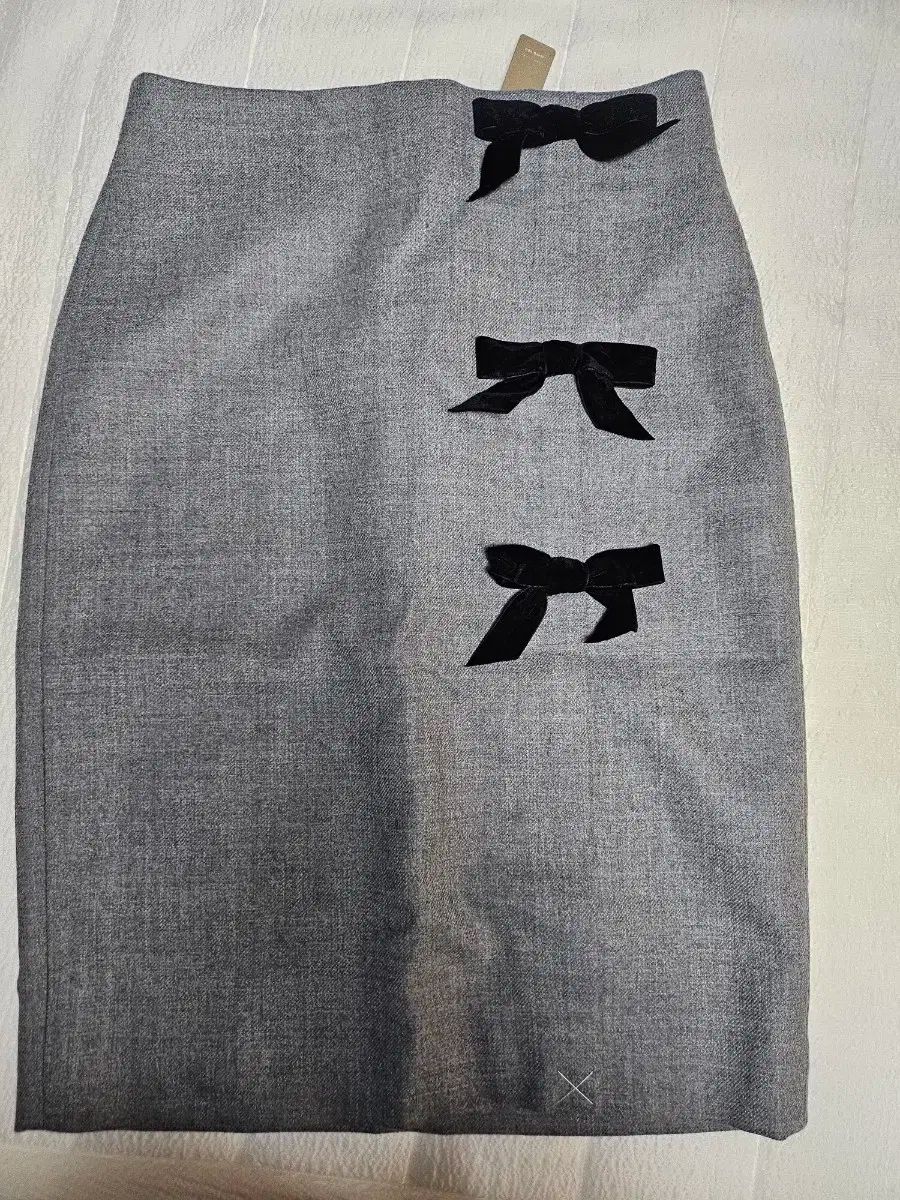 J CREW グレー リボン スカート 6