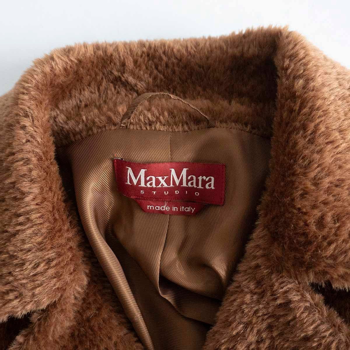 最高級】 MAX MARA STUDIO【アルパカ ウール シャギーコート】42 マックスマーラ 2312022 - メルカリ