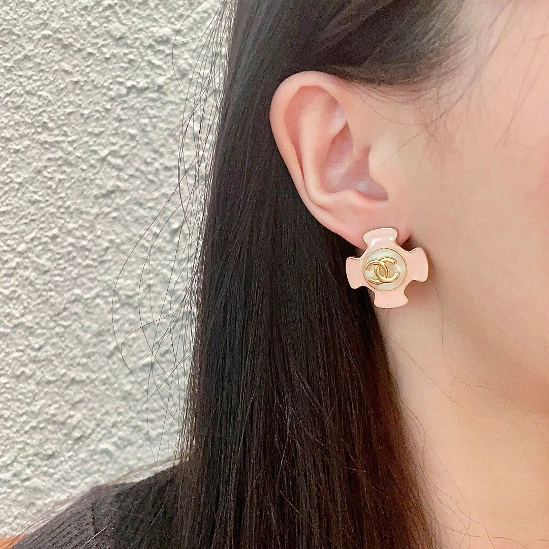【ヴィンテージ感もあり♡25A】CHANEL ピアス 希少品！CHANEL♡チェーンピアス ハート ヴィンテージ ピアス