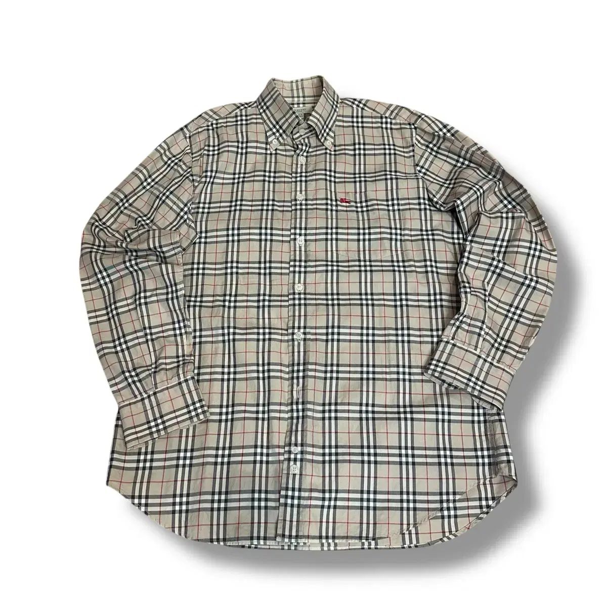 BURBERRY バーバリー シャツ ブラウス　ノバチェック リボンタイ 120 極美品 BURBERRY バーバリー ノバチェックドットシャツ120cm