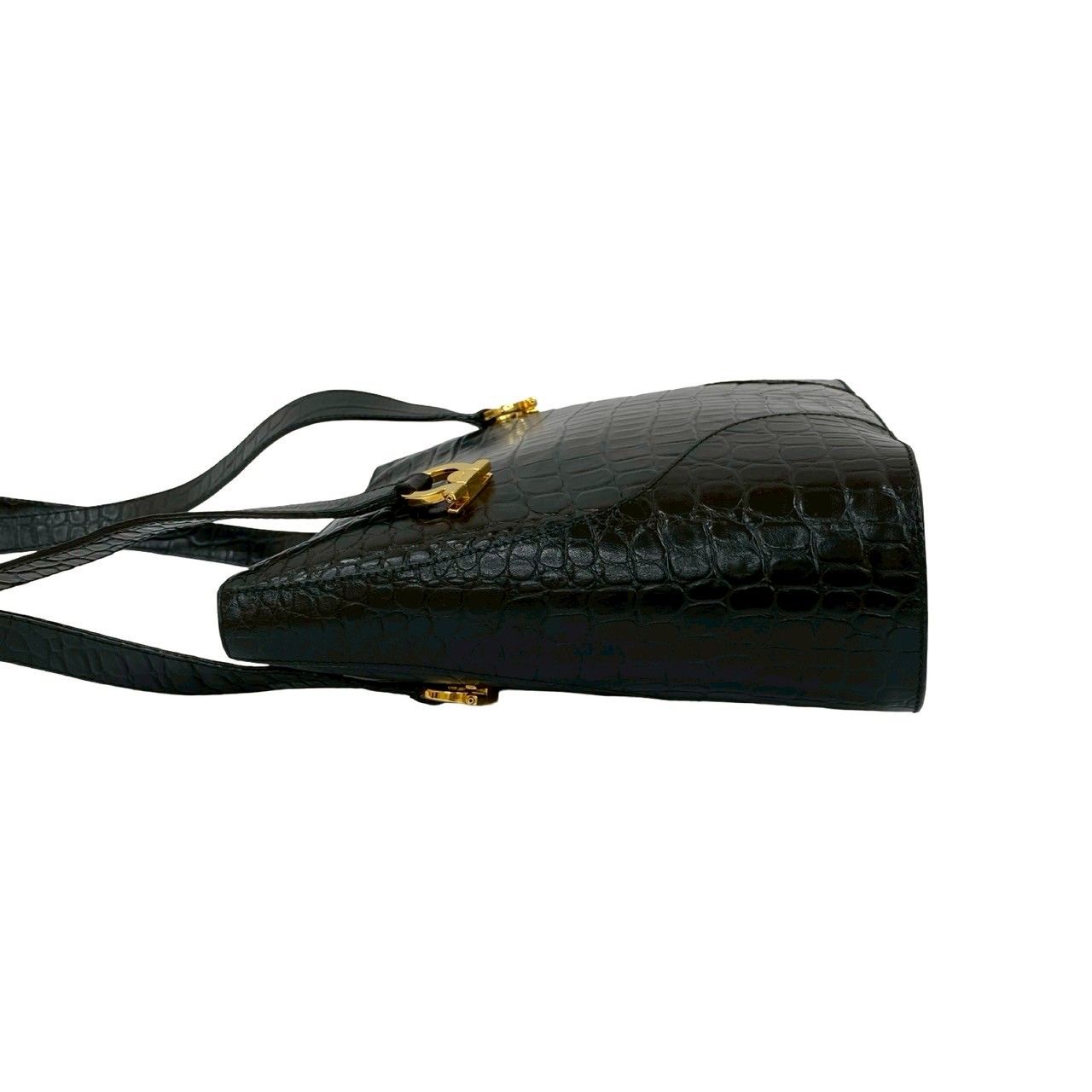 極 美品 袋付 Salvatore Ferragamo サルヴァトーレフェラガモ
