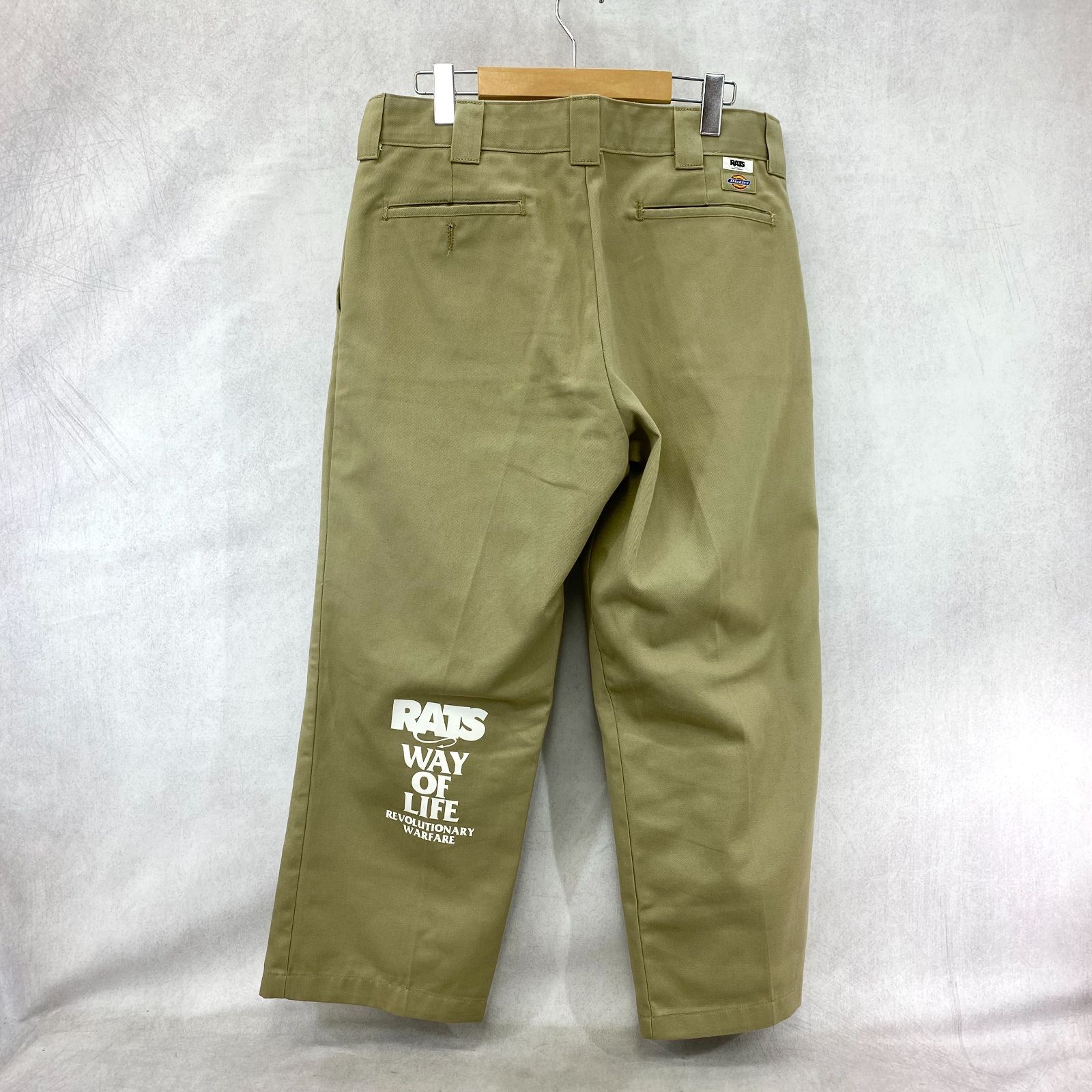 kana mi様 RATS ラッツ ロゴプリント チノ ワークパンツ Rats ラッツ Dickies ディッキーズ 874 ロゴ プリント ワーク パンツ