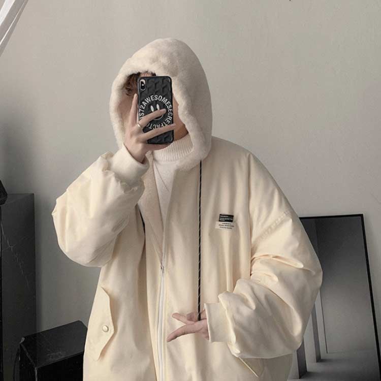 フード コート ビッグシルエット アウター ジャケット パーカー ボア リンクコーデ ユニセックス ジャンパー メンズ 男女兼用 2way ゆったり レディース 冬 衣装 カジュアル 大きいサイズ #cjfj