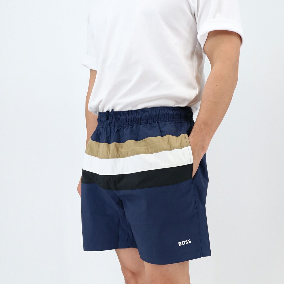 HUGO BOSS ヒューゴ ボス メンズスイムショーツ 50539210 Louis 304442 水着 ショートパンツ ロゴ 海パン