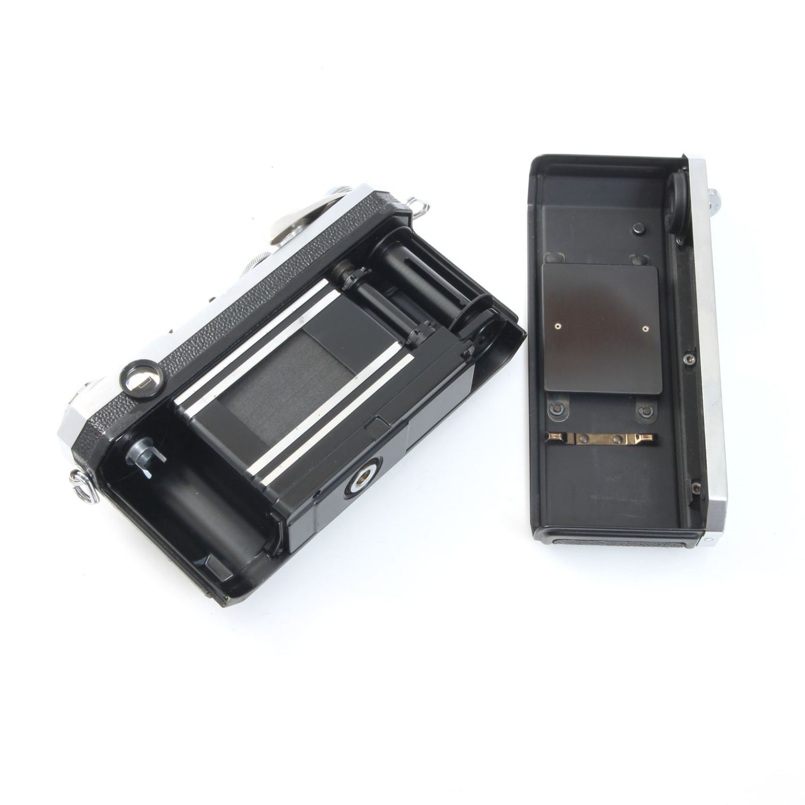 つややかな Nikon ニコン S2 シルバー NIKKOR-HC 5cm F2 レンジファインダー フィルムカメラ