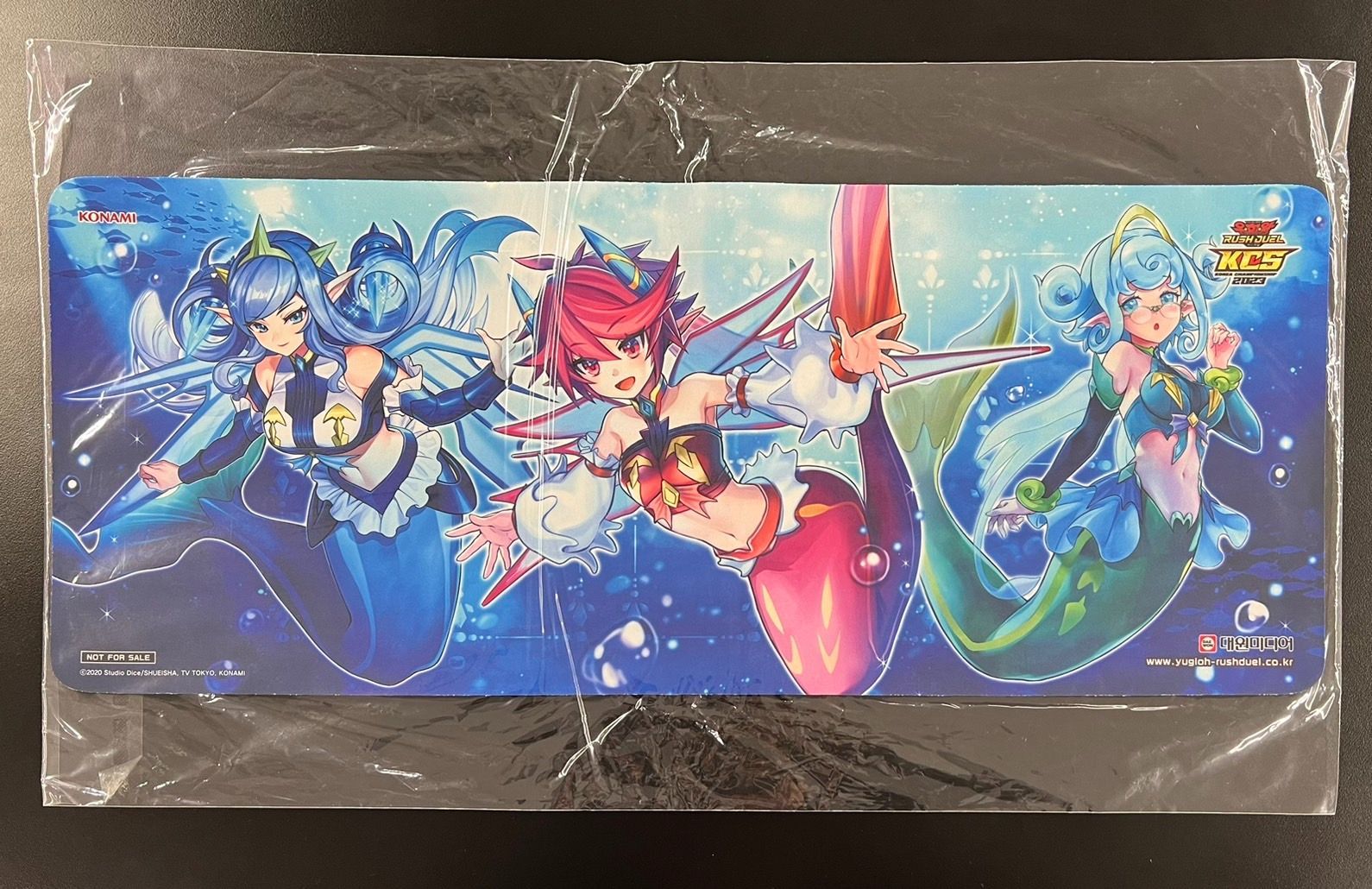 遊戯王ラッシュデュエル プレイマット アビスカイト KCS2023 韓国 未 