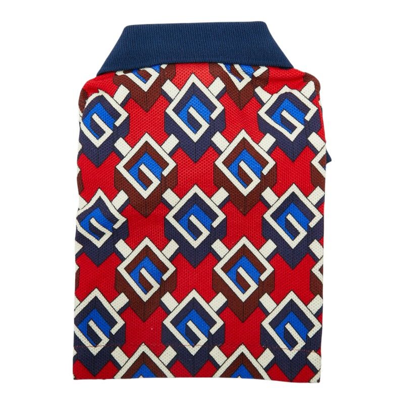 グッチ ドッグウェア ペット服 サイズ XXS 695744 レッド マルチカラー コットン レディース GUCCI 1-0237669