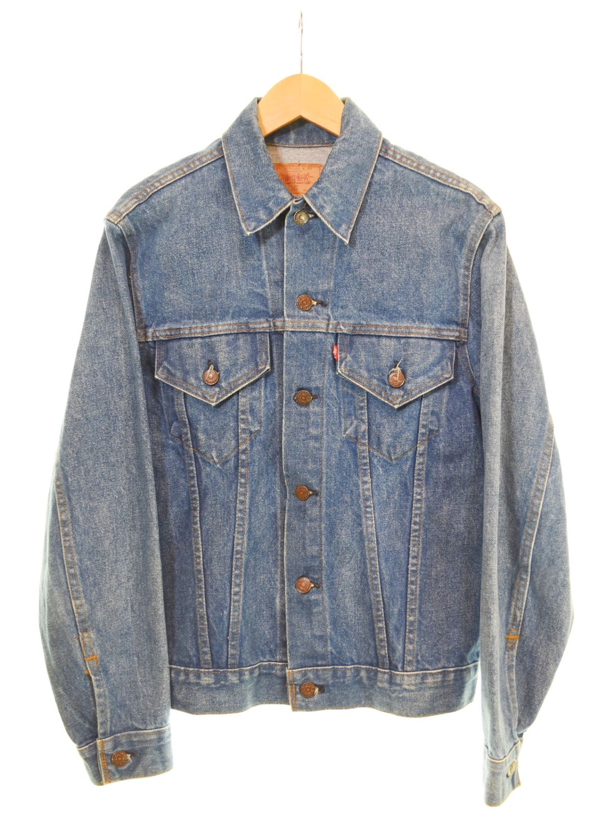 リーバイス Levi s 80 s 4th Type スモールe 70505-0217 ボタン裏527 トラッカージャケット デニムジャケット 70505-0217 36 ジャケット ブルー 103MT-2309