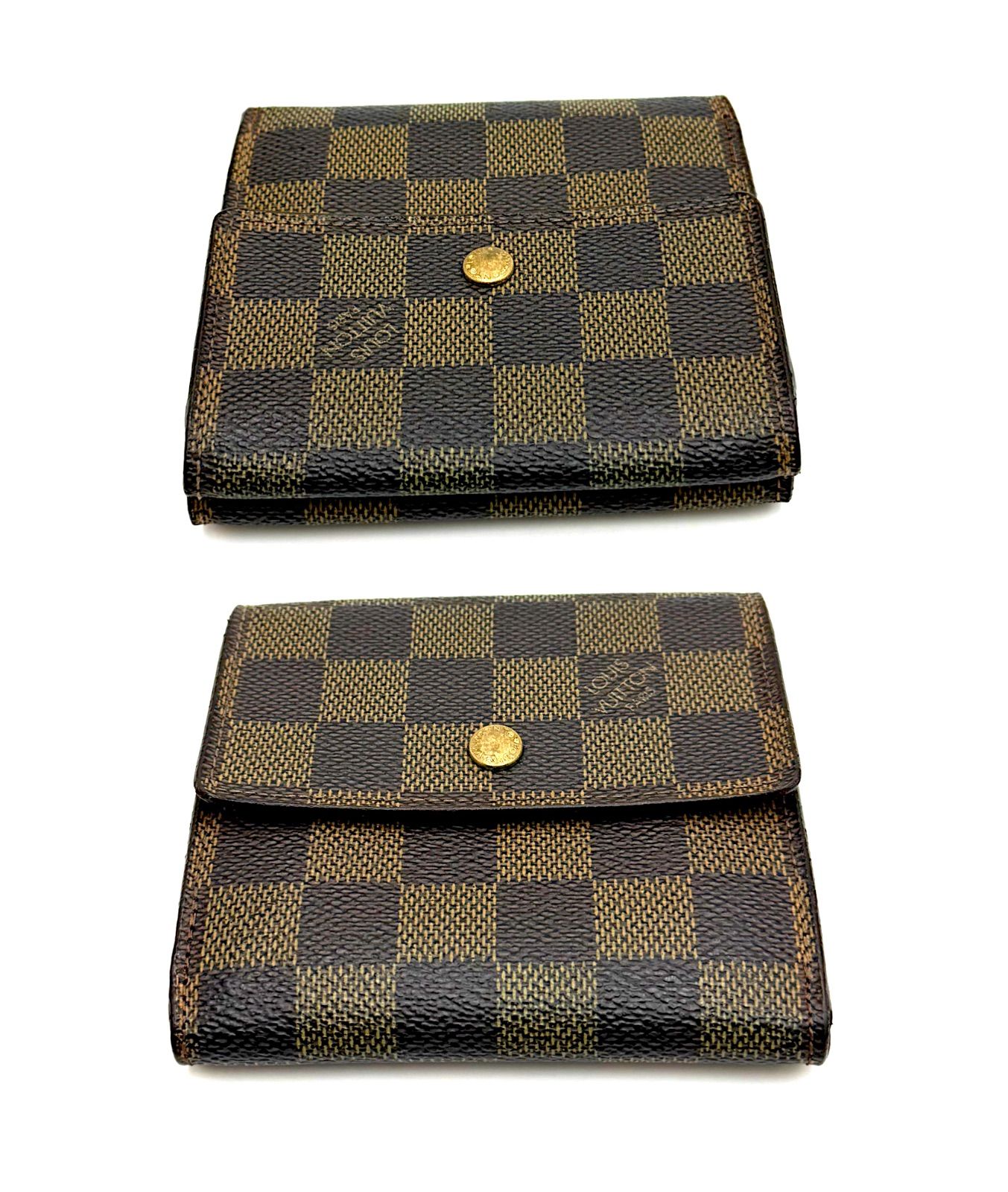 Louis Vuitton ダミエ 三つ折り財布 LOUIS VUITTON ルイヴィトン 財布 二つ折り N61652 ダミエ