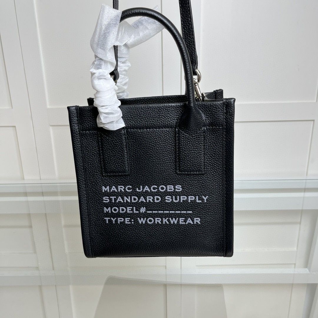 MARC JACOBS 本革レザー ショルダー ミニトート ユニセックス バッグ MARC JACOBS 本革レザー ショルダー ミニトート ユニセックス バッグ