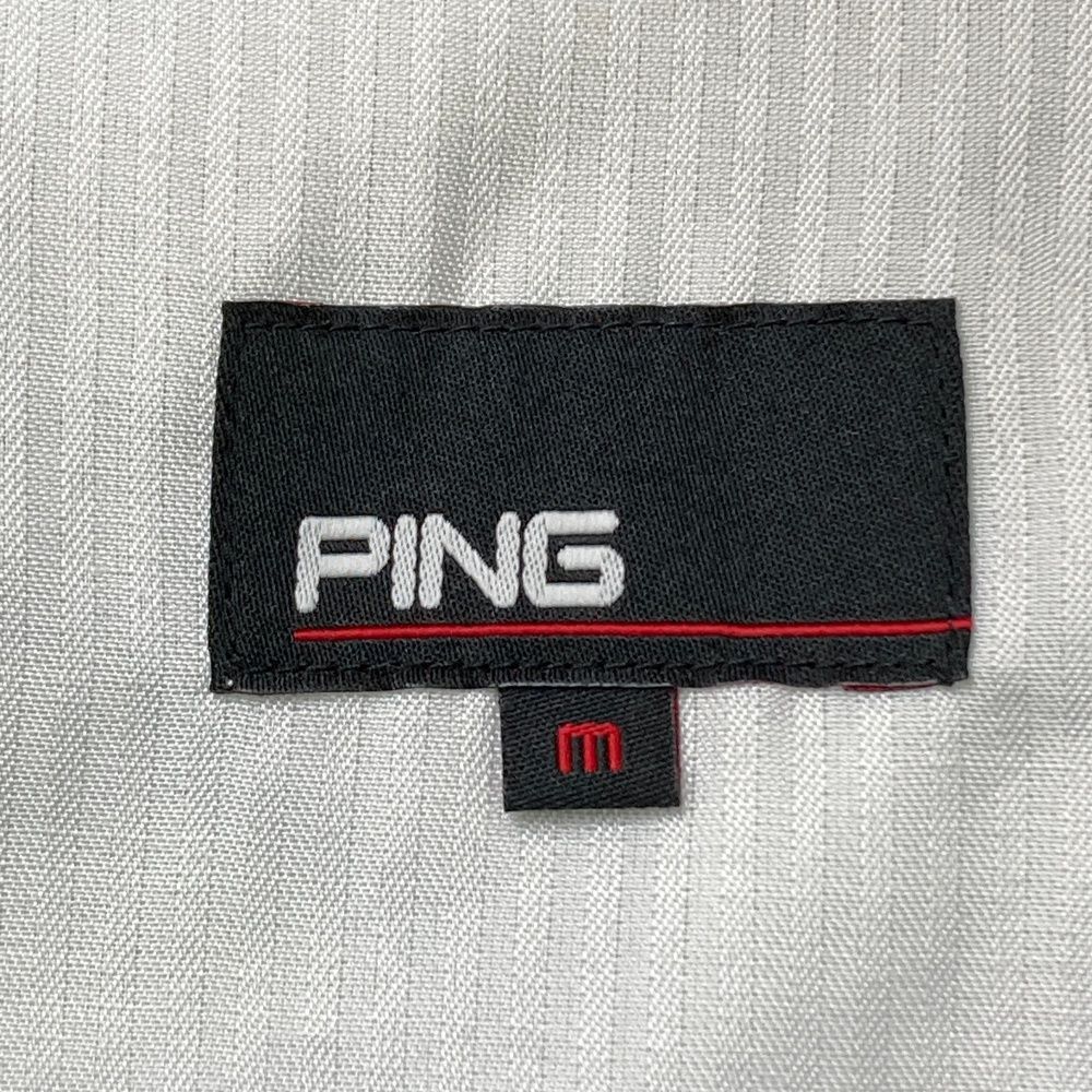 サイズ：M PING ピン サイドロゴ ロングパンツ カーキ系
